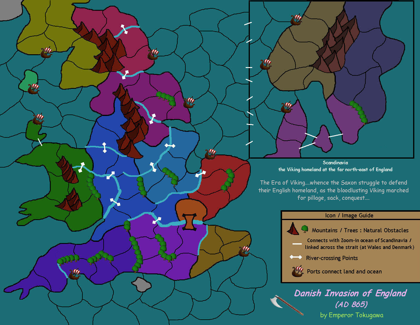 the map